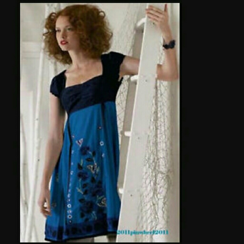 Anthropologie dress Silent Solstice size Small 4